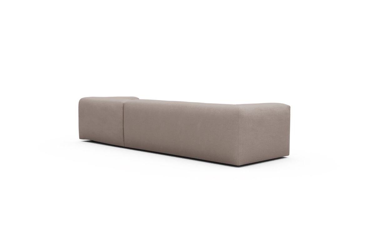 ScandinavianUpholstery Sofa Kornum mit Chaise PK1 300 Sand Weda Armlehne links; Chaise rechts