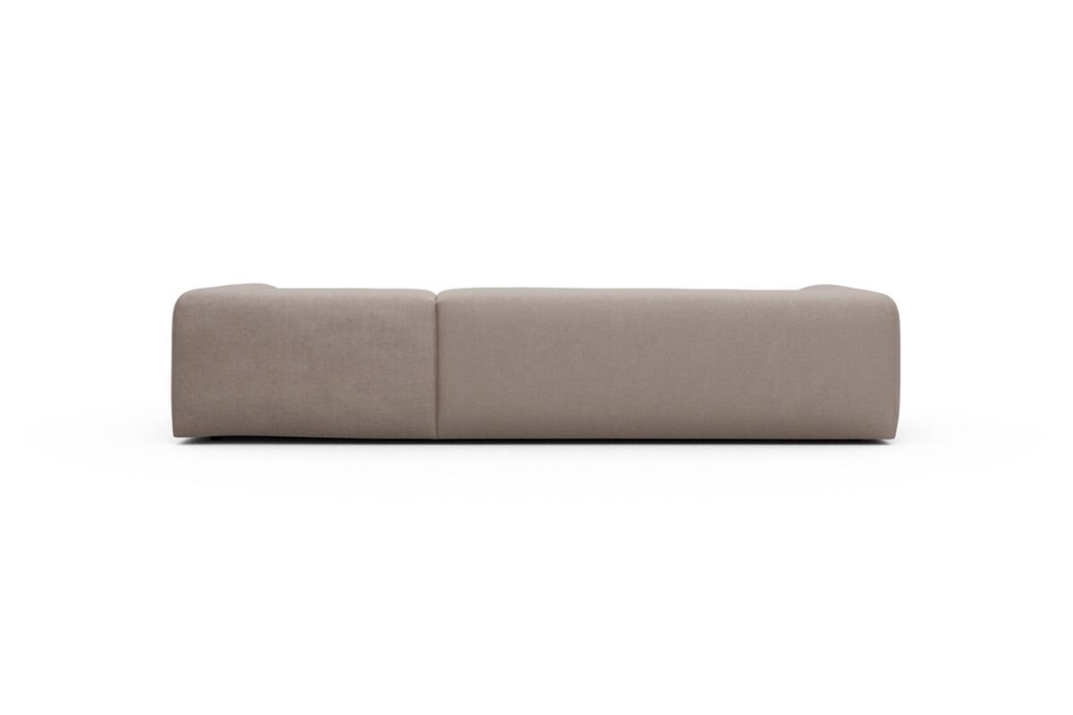 ScandinavianUpholstery Sofa Kornum mit Chaise PK1 300 Sand Weda Armlehne links; Chaise rechts
