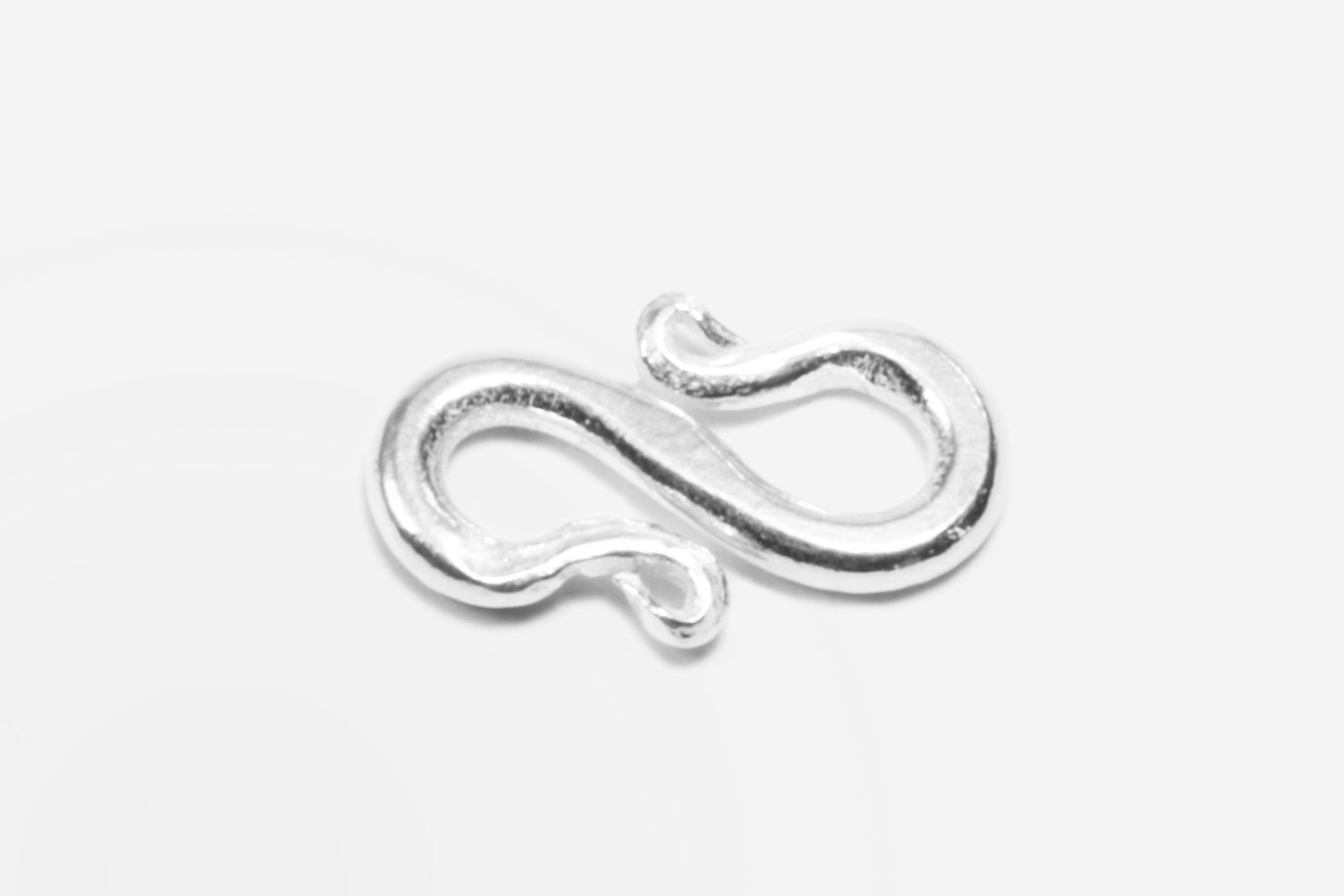 Hakenverschluss aus 925 Silber, 10/12/15 mm