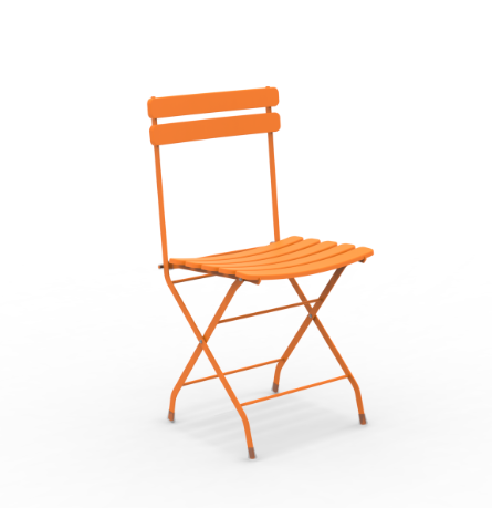 STEP - Klappbarer Outdoor Stuhl orange