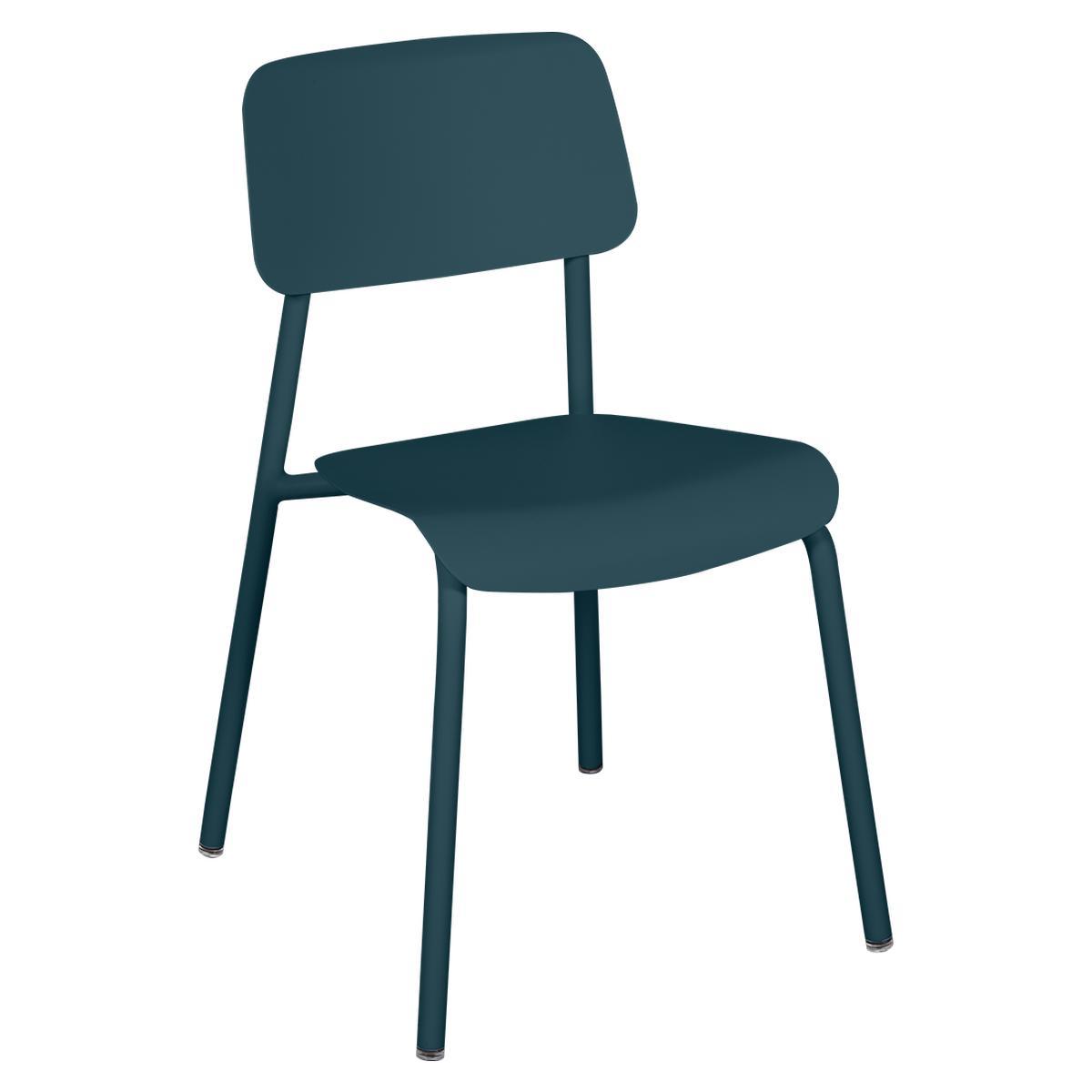 Studie Stapelstuhl Outdoor Acapulcoblau