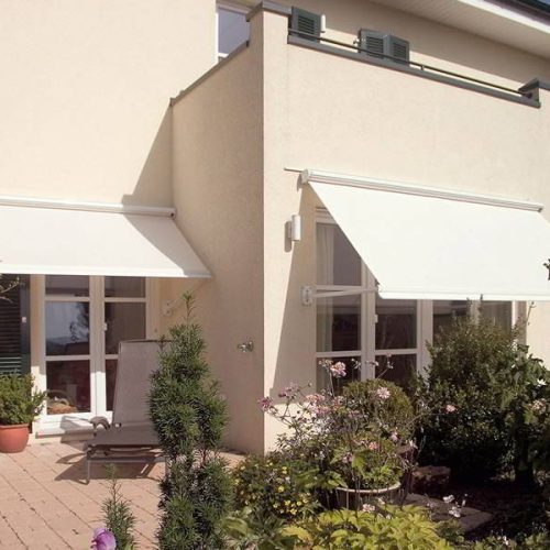 Fallarmmarkise Nano 100 nach Maß – Individuell wählbar bis zu 400.00 x 150.00 cm (B x H) – Fallarmmarkise Nano 100 – Einfacher und stilvoller Sonnenschutz von außen Fallarmmarkise Nano 100 nach Maß – Individuell wählbar bis zu 400.00 x 150.00 cm (B x H) – Fallarmmarkise Nano 100 – Einfacher und stilvoller Sonnenschutz von außen