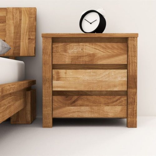 Nachtkommode Nachtschrank MAISON Buche massiv 51x51x30 cm