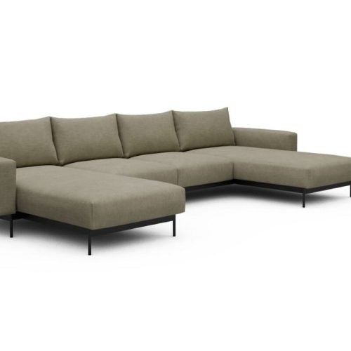 Tenksom Arthon Sofa mit Doppel-Chaiselongues 418 Truffle - Esina PK3 2-Sitzer + Doppellounger - Breite 395 cm (D4) Tenksom Arthon Sofa mit Doppel-Chaiselongues 418 Truffle - Esina PK3 2-Sitzer + Doppellounger - Breite 395 cm (D4)