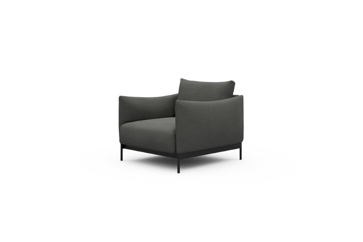 Tenksom Kayto Stuhl 852 Seal Grey - Mahoga PK6 1-Sitzer - Breite 100 cm (A1)