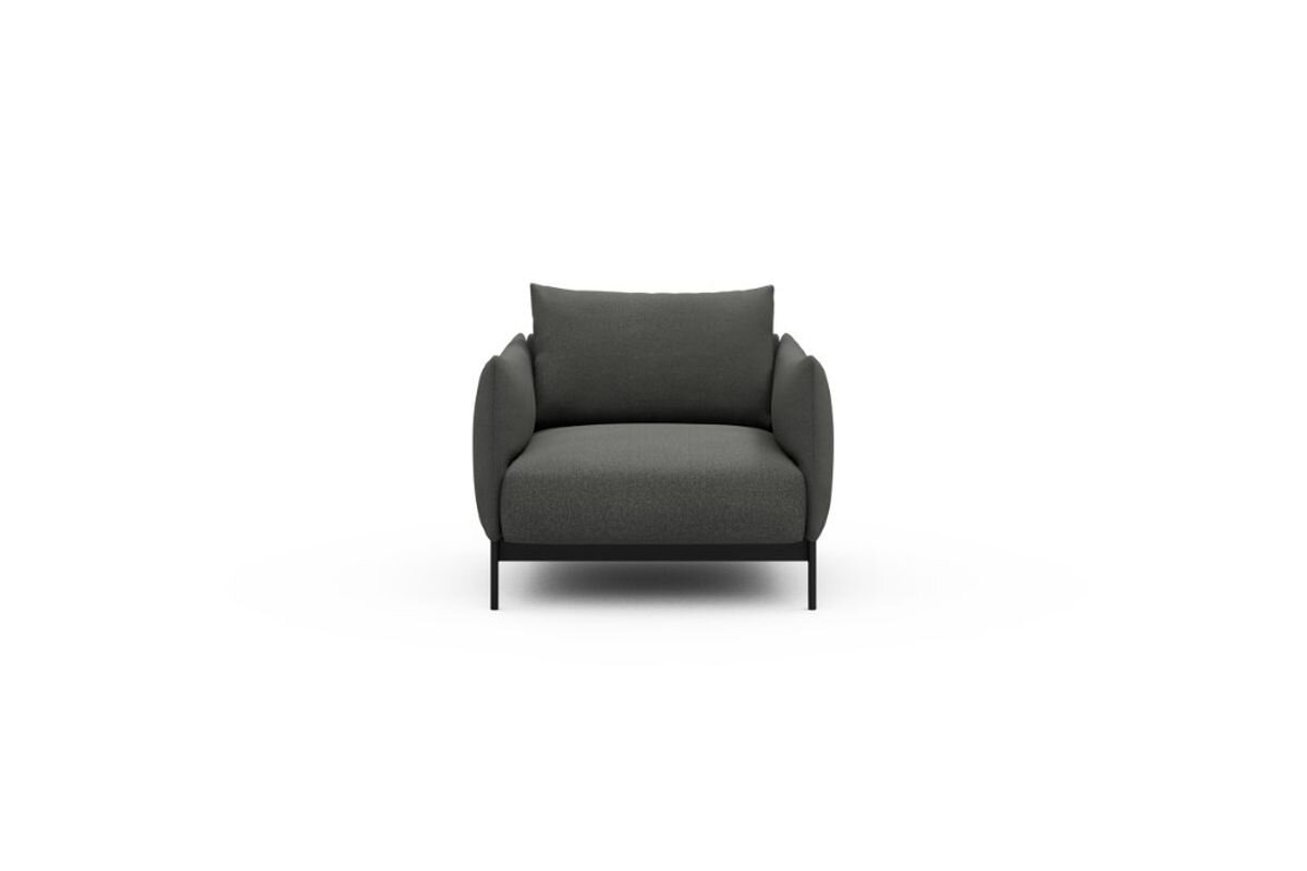 Tenksom Kayto Stuhl 852 Seal Grey - Mahoga PK6 1-Sitzer - Breite 100 cm (A1)