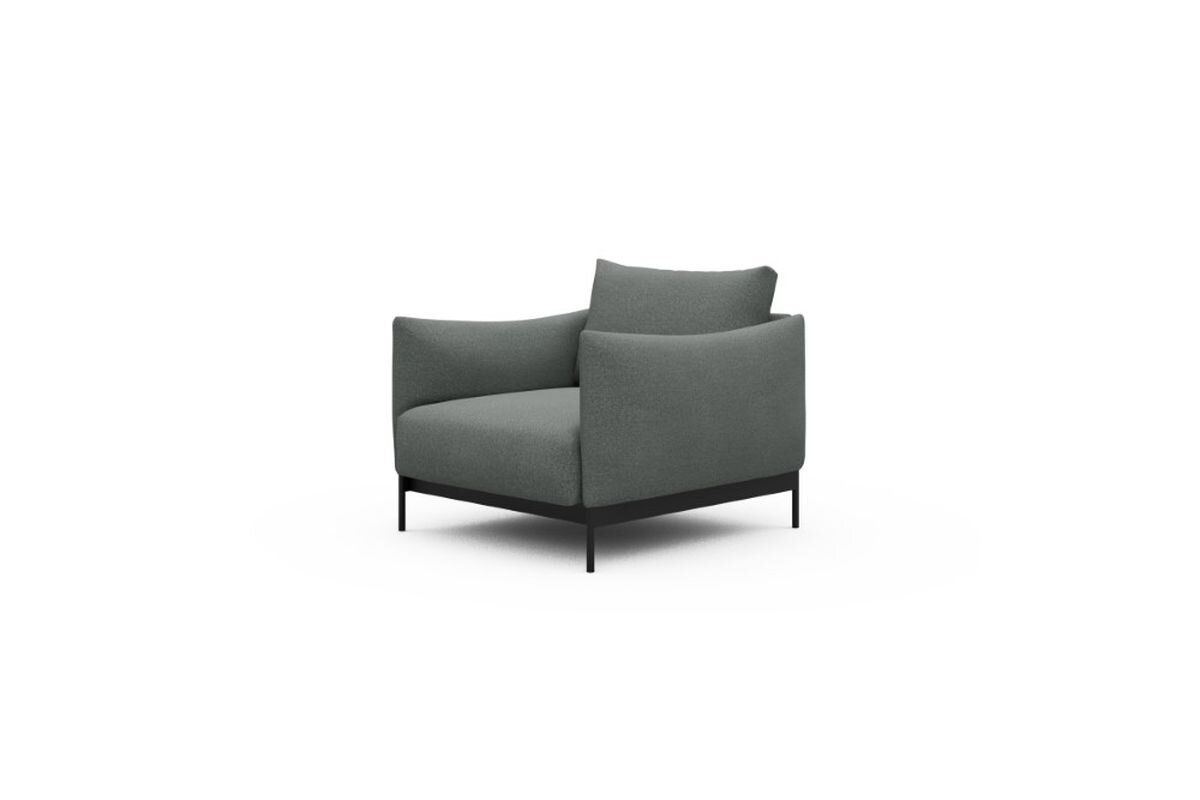 Tenksom Kayto Stuhl 853 Dove Grey - Mahoga PK6 1-Sitzer - Breite 100 cm (A1)