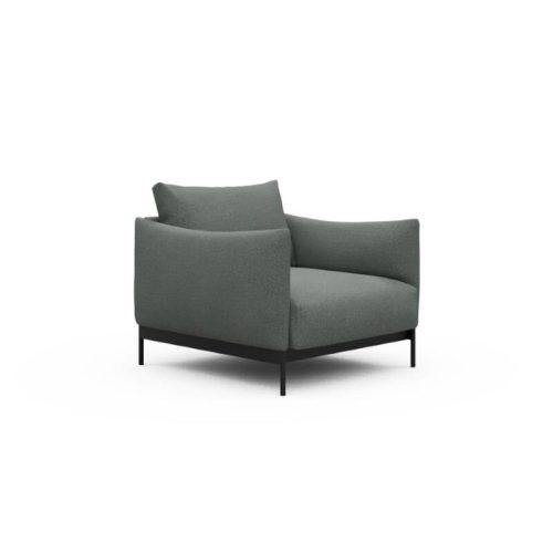 Tenksom Kayto Stuhl 853 Dove Grey - Mahoga PK6 1-Sitzer - Breite 100 cm (A1)