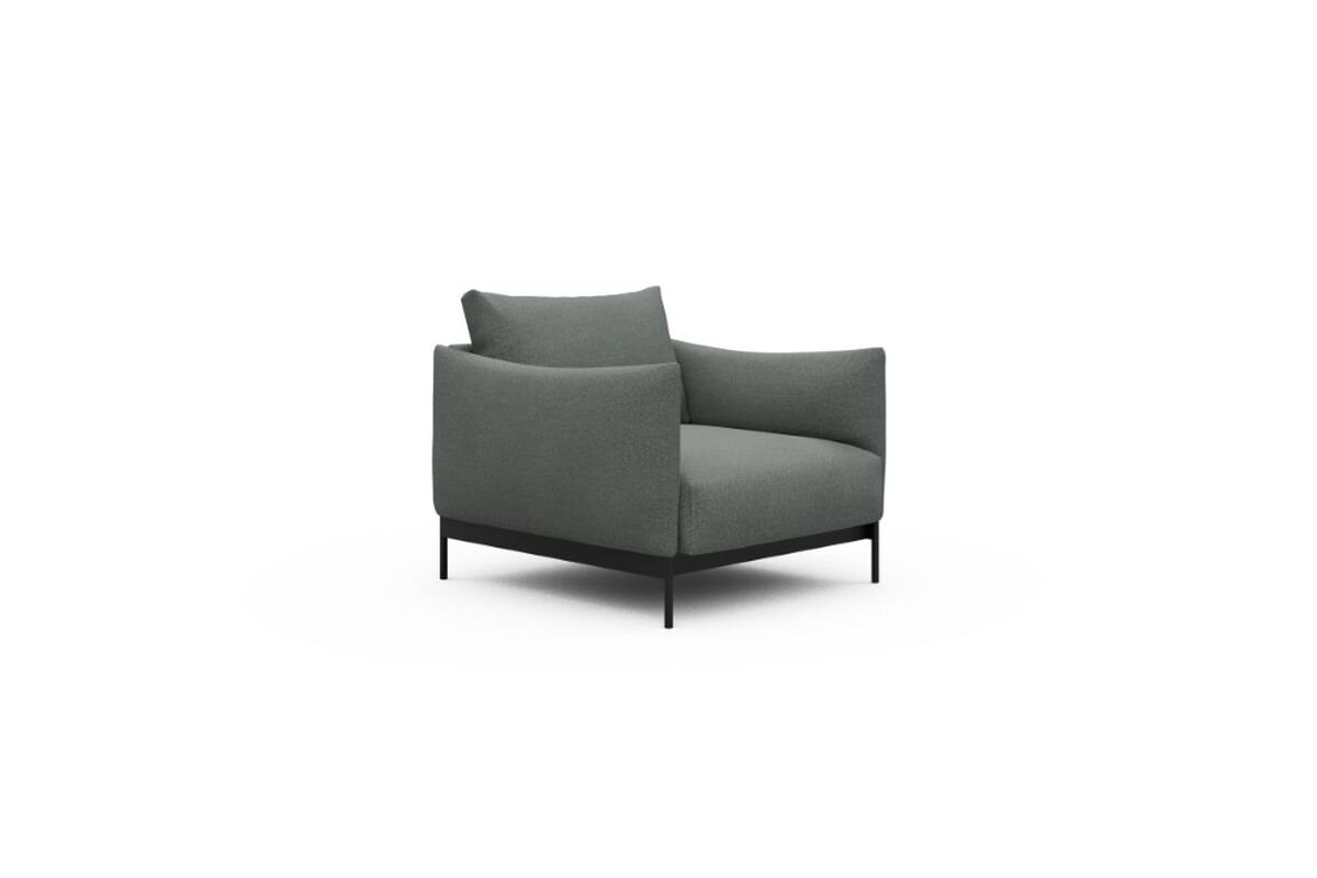 Tenksom Kayto Stuhl 853 Dove Grey - Mahoga PK6 1-Sitzer - Breite 100 cm (A1)