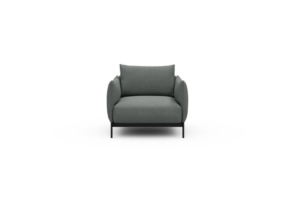 Tenksom Kayto Stuhl 853 Dove Grey - Mahoga PK6 1-Sitzer - Breite 100 cm (A1)