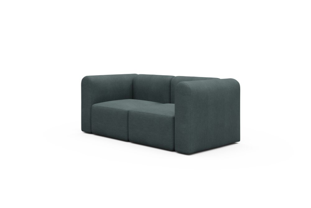 Tenksom Rund Sofa 2- & 3-Sitzer hohe Armlehne 417 Mocha - Esina  PK3 3-Sitzer - Breite 320 cm (B3H)