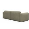 Tenksom Rund Sofa 2- & 3-Sitzer niedrige Armlehne 417 Mocha - Esina  PK3 3-Sitzer - Breite 320 cm (B3L)