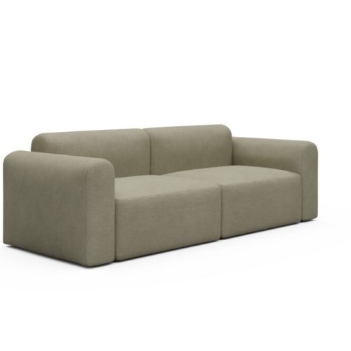 Tenksom Rund Sofa 2- & 3-Sitzer niedrige Armlehne 418 Truffle - Esina  PK3 2-Sitzer - Breite 184 cm (A2L)