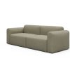Tenksom Rund Sofa 2- & 3-Sitzer niedrige Armlehne 418 Truffle - Esina  PK3 3-Sitzer - Breite 254 cm (A3L)