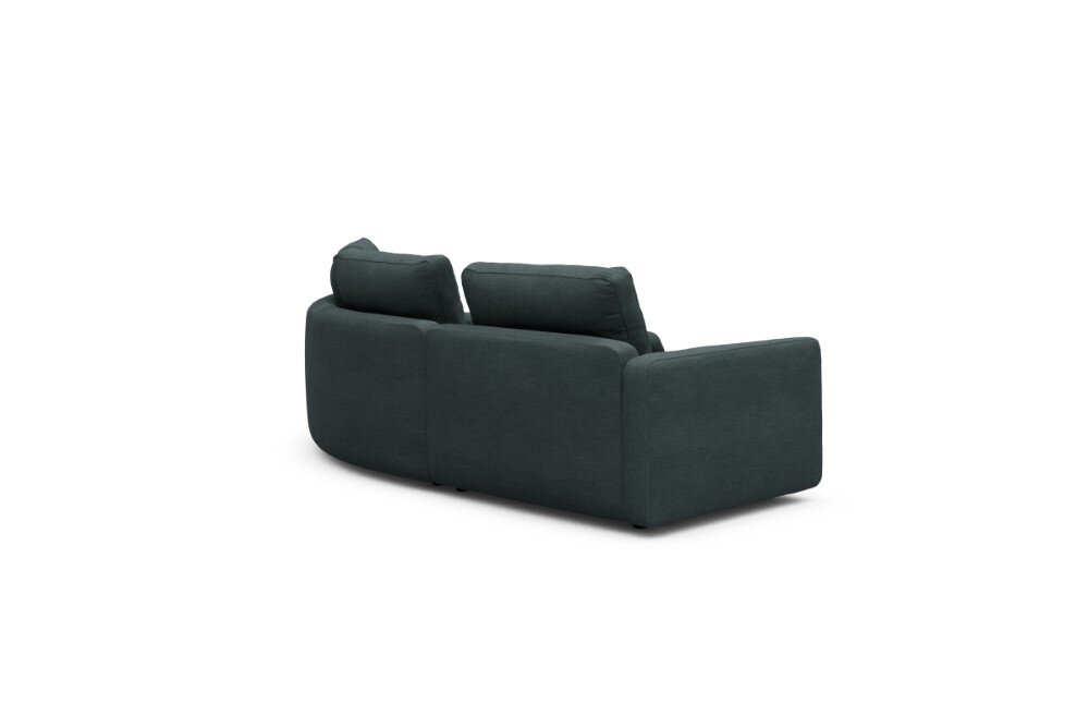 Tenksom Vivole Sofa mit 45° OpenEnd Lounger 573 Dusty Blue – Vivus PK2 1,5-Sitzer + 45° Lounger – Breite 295 cm