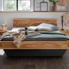 TPT Balkenbett 820 VIII Wildeiche 140 x 200 cm ohne