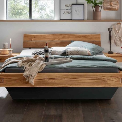 TPT Balkenbett 820 VIII Wildeiche 140 x 200 cm ohne TPT Balkenbett 820 VIII Wildeiche 140 x 200 cm ohne