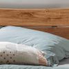 TPT Balkenbett 820 VIII Wildeiche 140 x 200 cm ohne