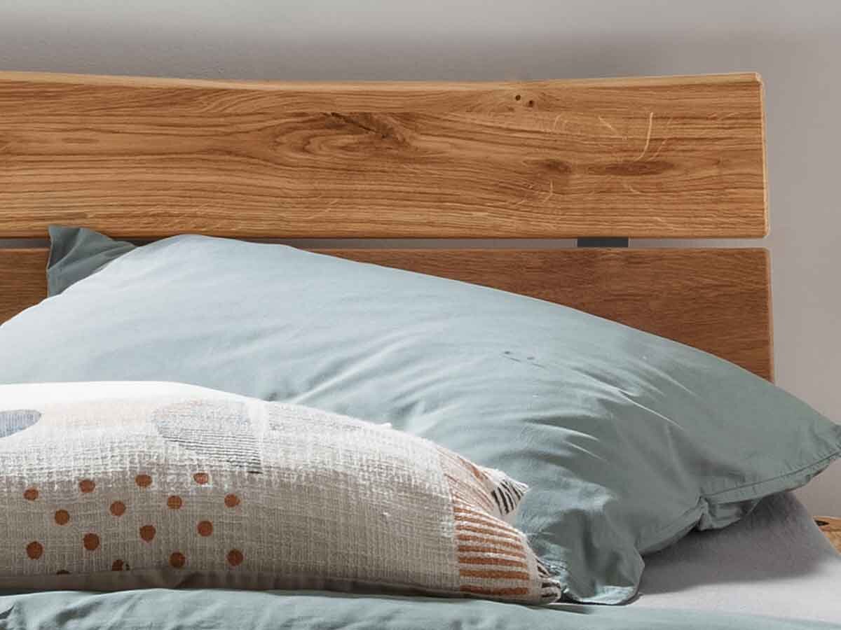 TPT Balkenbett 820 VIII Wildeiche 140 x 200 cm ohne