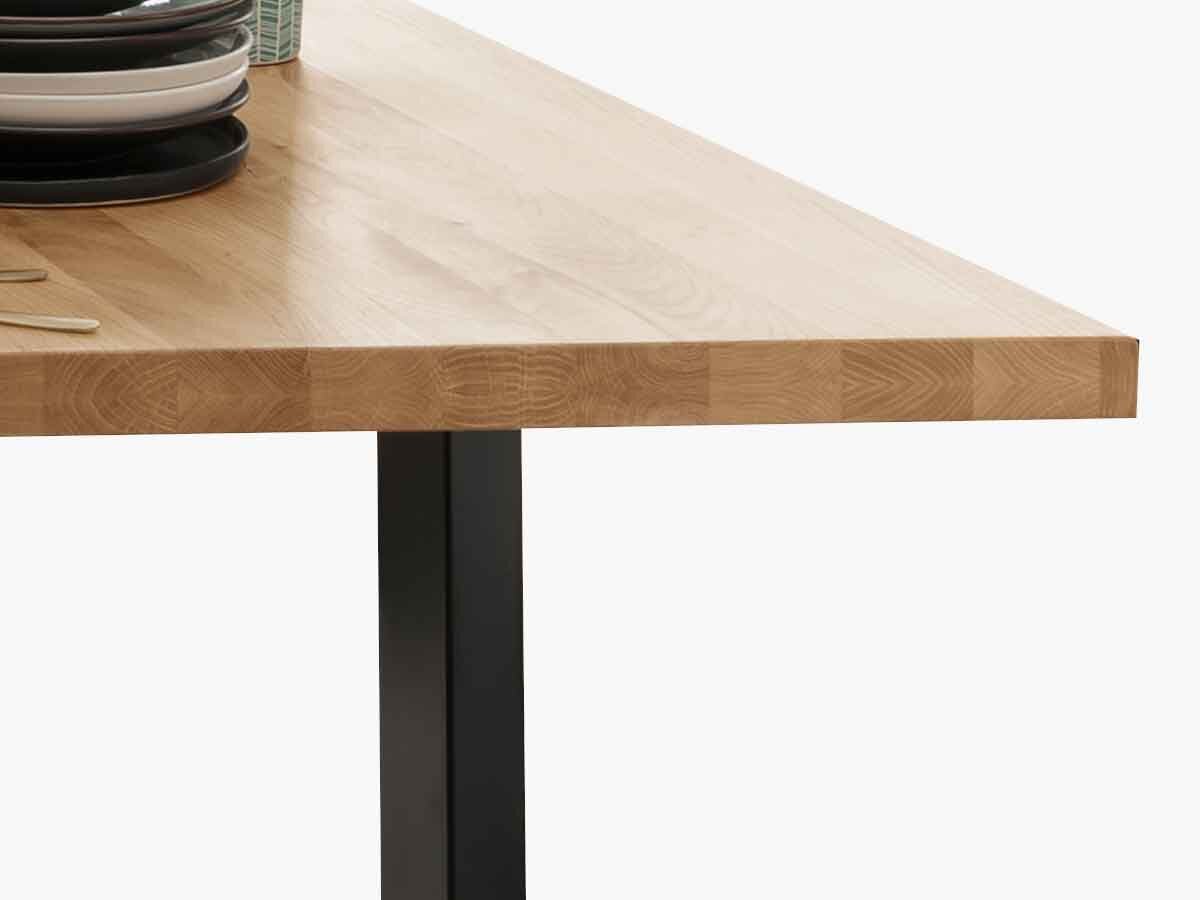 TPT Esstisch Davos Massivholz Wildeiche 200 x 100 x 75 cm - Gallery 2 TPT Esstisch Davos Massivholz Wildeiche 200 x 100 x 75 cm