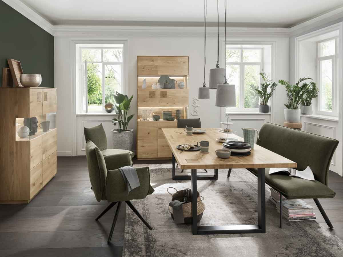 TPT Esstisch Davos Massivholz Wildeiche 200 x 100 x 75 cm - Gallery 4 TPT Esstisch Davos Massivholz Wildeiche 200 x 100 x 75 cm