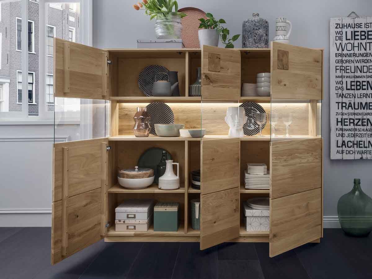 TPT Highboard III Davos Wildeiche ohne Beleuchtung - Gallery 4 TPT Highboard III Davos Wildeiche ohne Beleuchtung