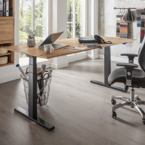 TPT Schreibtisch Florenz Kernbuche, Natur geölt 140 x 70 cm