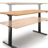 TPT Schreibtisch Florenz Kernbuche, Natur geölt 140 x 70 cm