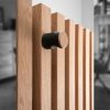 TPT Sideboard 3 Ascona Wildeiche Holzfüsse schwarz mit Inlay