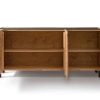 TPT Sideboard 3 Ascona Wildeiche Holzfüsse schwarz mit Inlay