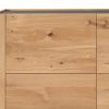 TPT Sideboard 3 Ascona Wildeiche Holzfüsse schwarz mit Inlay