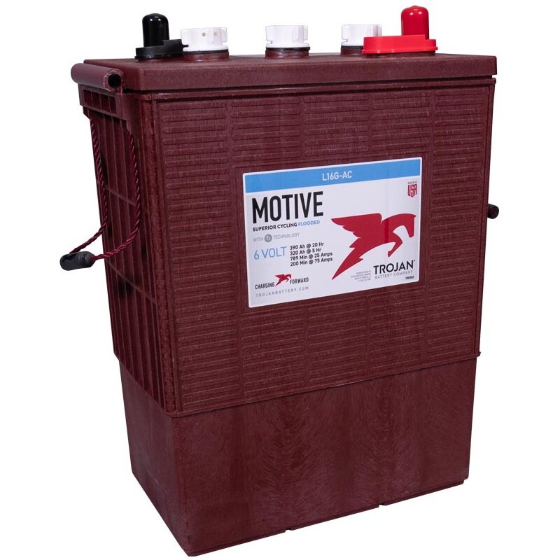 Trojan - L16G-AC - 6 Volt 320Ah / C5 - 390Ah / C20 Pb Trojan - L16G-AC - 6 Volt 320Ah / C5 - 390Ah / C20 Pb