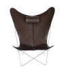 KS Chair Ledersessel Edelstahl Mocca KS Chair Ledersessel Edelstahl Mocca