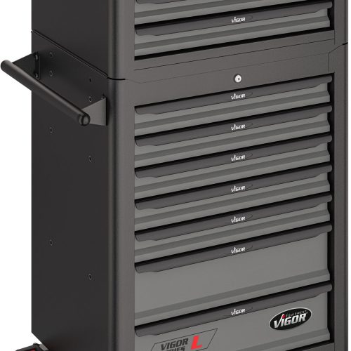 VIGOR Werkstattwagen Series L mit Aufsatzkoffer leer V1970 2-teilig