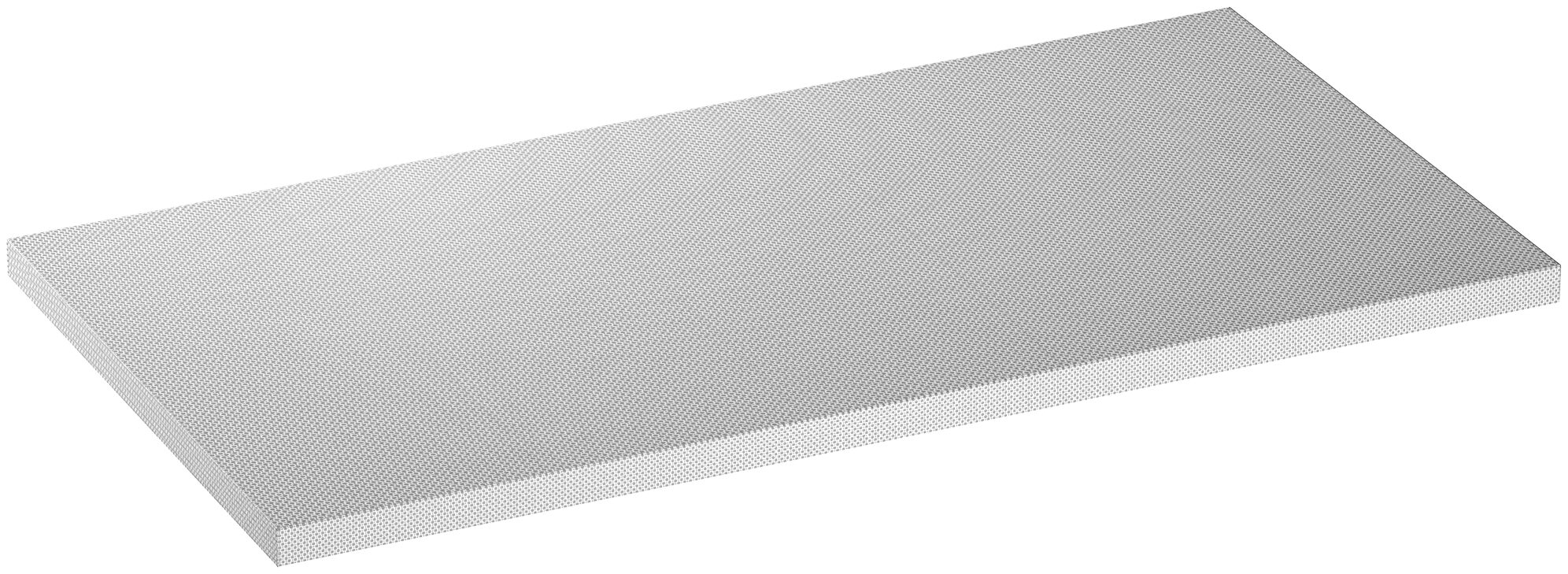 VIGOR Edelstahl-Arbeitsplatte Tief mittel V6000-01357-XD L x B x H: 1357 x 700mm