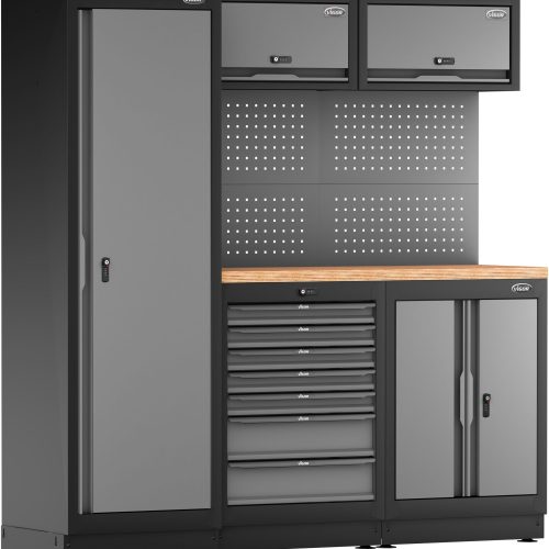 VIGOR Schrankwand-Kombination Kompakt-Paket Holz V6000-3 L x B x H: 1952 mm x526