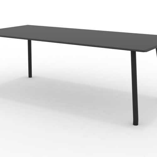 Großer Gartentisch Verdea 220 cm Schwarz