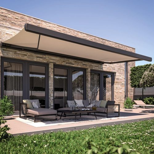 Vollkassettenmarkise Edge nach Maß - Individuell wählbar bis zu 600.00 x 400.00 cm (B x H) - Vollkassettenmarkise Edge - Design am Puls der Zeit und hohe Funktionalität Vollkassettenmarkise Edge nach Maß - Individuell wählbar bis zu 600.00 x 400.00 cm (B x H) - Vollkassettenmarkise Edge - Design am Puls der Zeit und hohe Funktionalität