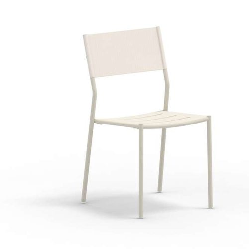 Vera Gartenstuhl stapelbar Ivory Clay