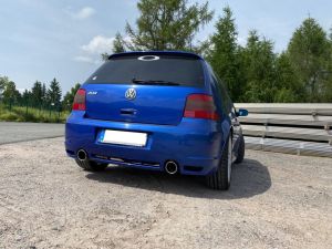 Fox Sportauspuff passend für VW Golf IV R32 Endschalldämpfer Ausgang rechts/links - 1x100 Typ 16 rechts/links Fox Sportauspuff passend für VW Golf IV R32 Endschalldämpfer Ausgang rechts/links - 1x100 Typ 16 rechts/links