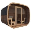Weka Design Saunahaus Elva mit Thermoholz – 28/42 mm Thermoholz Ohne Ofen
