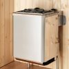 Weka Design Saunahaus Elva mit Thermoholz – 28/42 mm Thermoholz Ohne Ofen