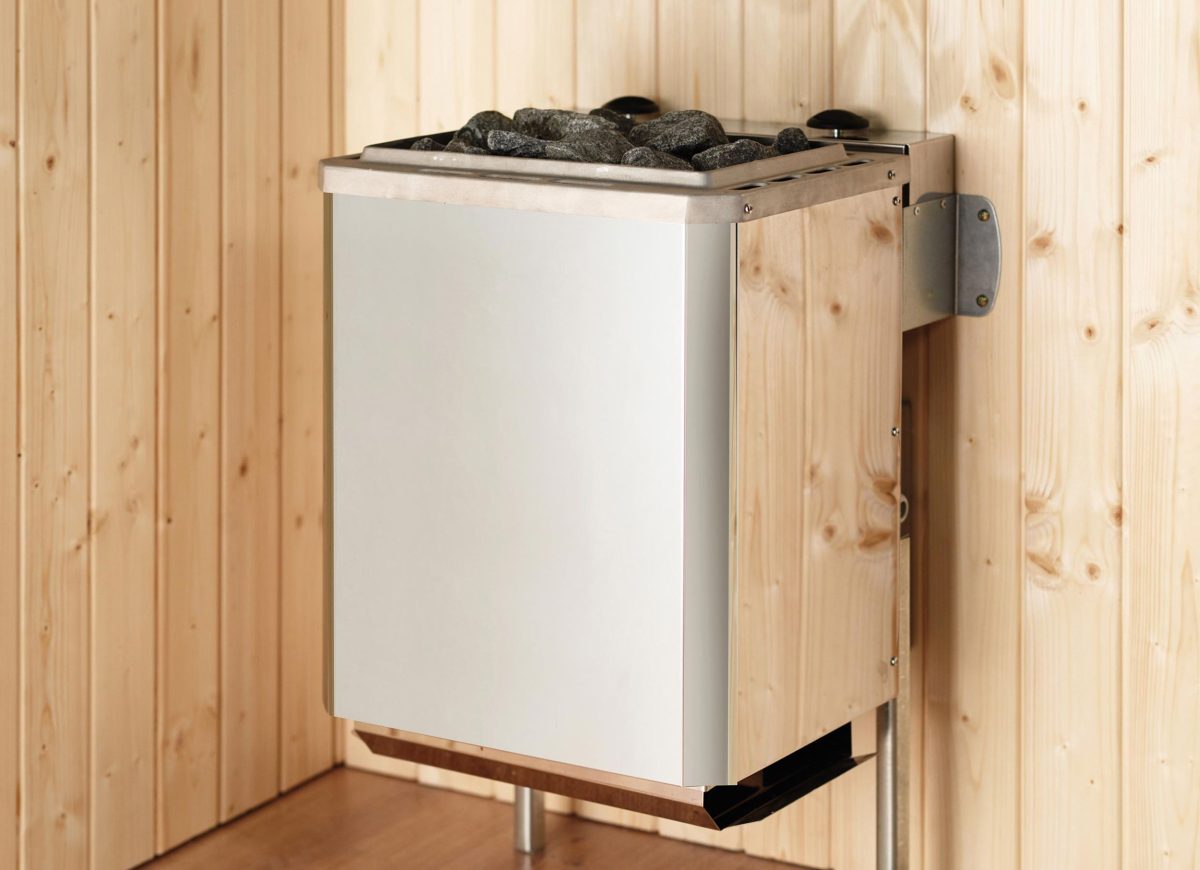 Weka Design Saunahaus Elva mit Thermoholz – 28/42 mm Thermoholz Ohne Ofen