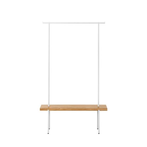 Garderobe Eiche 01 M 117 x 40 x 190 weiß