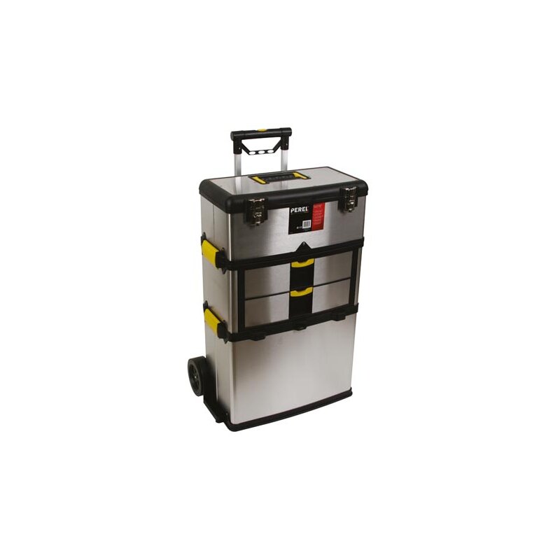 Werkzeugtrolley - Aufbewahrungs- & Transportbox - Edelstahl - 570mm x 354mm x 830mm Werkzeugtrolley - Aufbewahrungs- & Transportbox - Edelstahl - 570mm x 354mm x 830mm