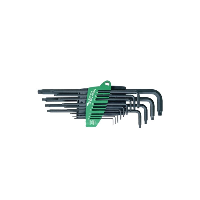 Wiha Stiftschlüssel Set im ProStar Halter TORX® 13-tlg. schwarzoxidiert (24312)