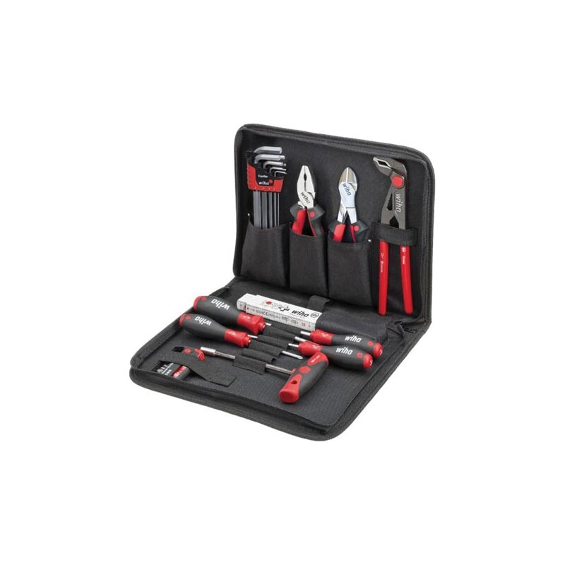 Wiha Werkzeug Set Mechaniker gemischt 31-tlg. in Tasche (36390) Wiha Werkzeug Set Mechaniker gemischt 31-tlg. in Tasche (36390)