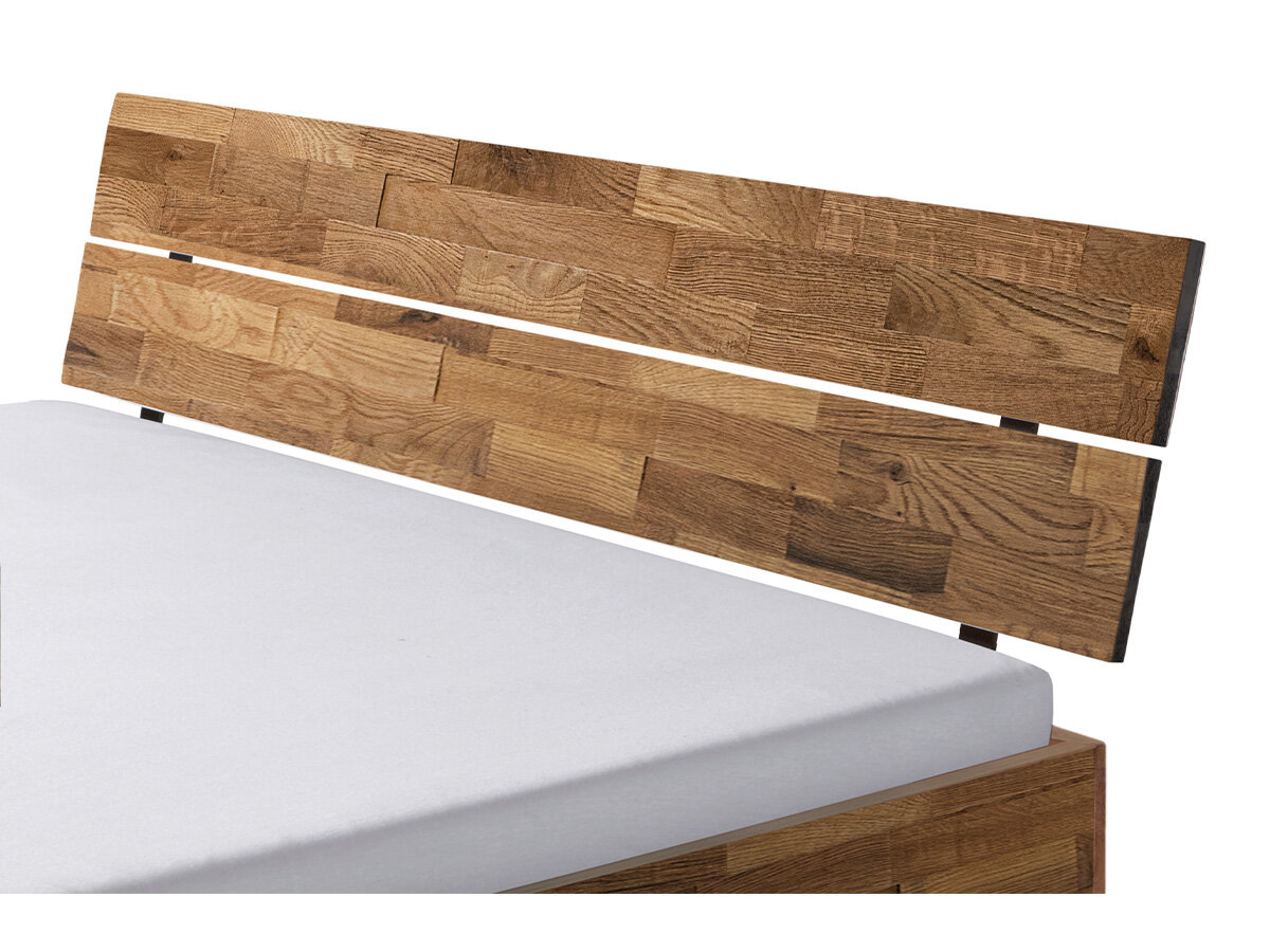 Xpress Hasena Factory Arcada Massivholzbett Akazie Vintage grey, lackiert (64) 180 x 200 cm 20 cm