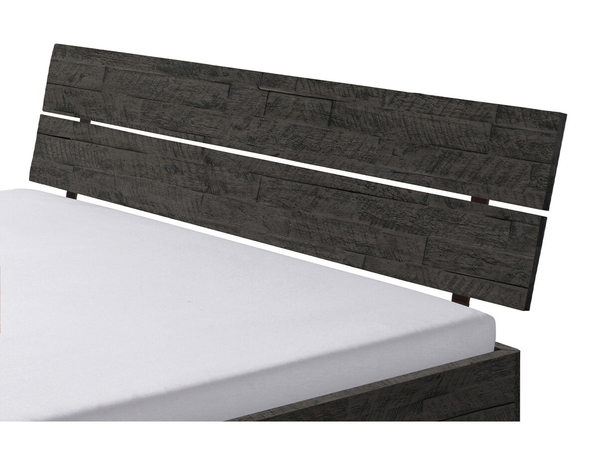 Xpress Hasena Factory Arcada Massivholzbett Akazie Vintage grey, lackiert (64) 180 x 200 cm 20 cm